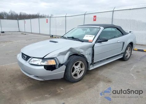 2002 Ford Mustang из США, поврежденный, VIN 1FAFP44442F134851